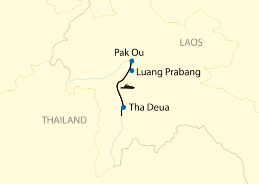 Reiseroute: 6-tägige Flusskreuzfahrt durch das nördliche Laos