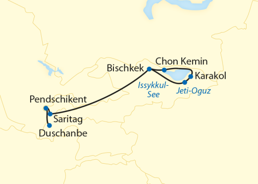 12-tägige Individualreise durch Tadschikistan und Kirgistan 12-tägige Individualreise durch Tadschikistan und Kirgistan