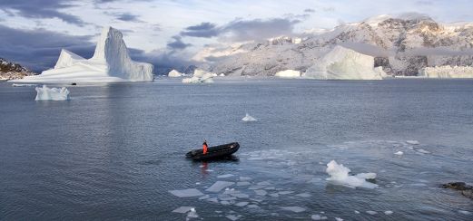 Zodiac-Fahrt in den Scoresbysund