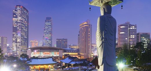 Seoul bei Nacht 