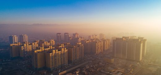 Blick auf Ulaan Baatar, Monglei