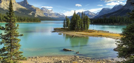 Spirit Island im Jasper-Nationalpark Spirit Island im Jasper-Nationalpark
