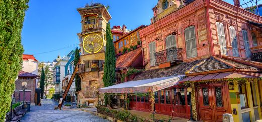 Altstadt von Tiflis, Georgien.