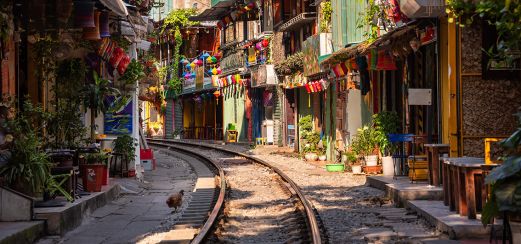 Train Street in Hanoi