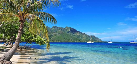 Traumstrand von Moorea