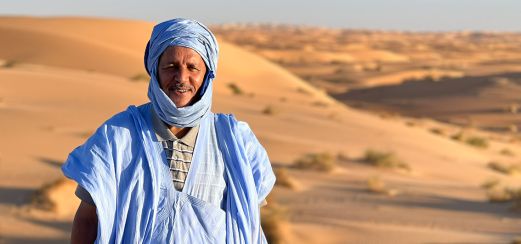Tuareg in der Wüste