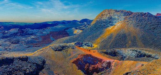 Vulkan-Landschaft auf Galápagos