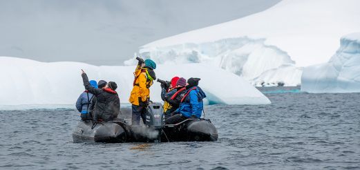 Zodiacfahrt in der Antarktis