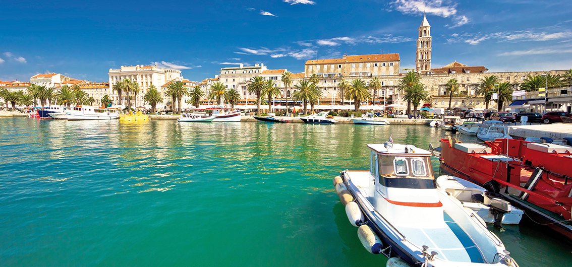Hafen von Split, Kroatien