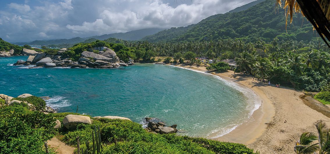 Strand des Tayrona-Nationalparks in Kolumbien