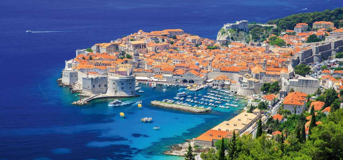 Alter Stadthafen von Dubrovnik, Kroatien