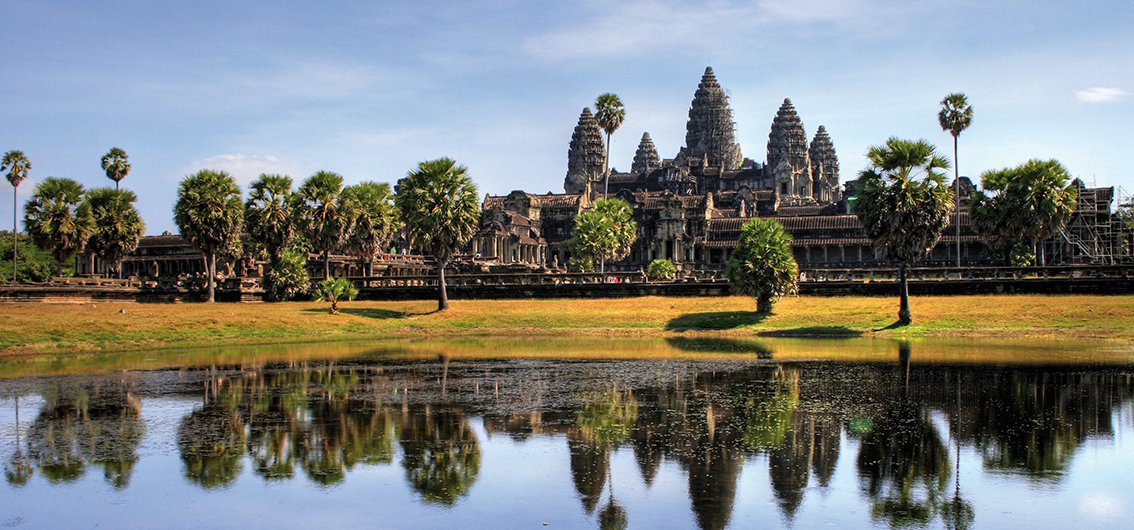 Die Tempelanlagen von Angkor Wat, Kambodscha.
