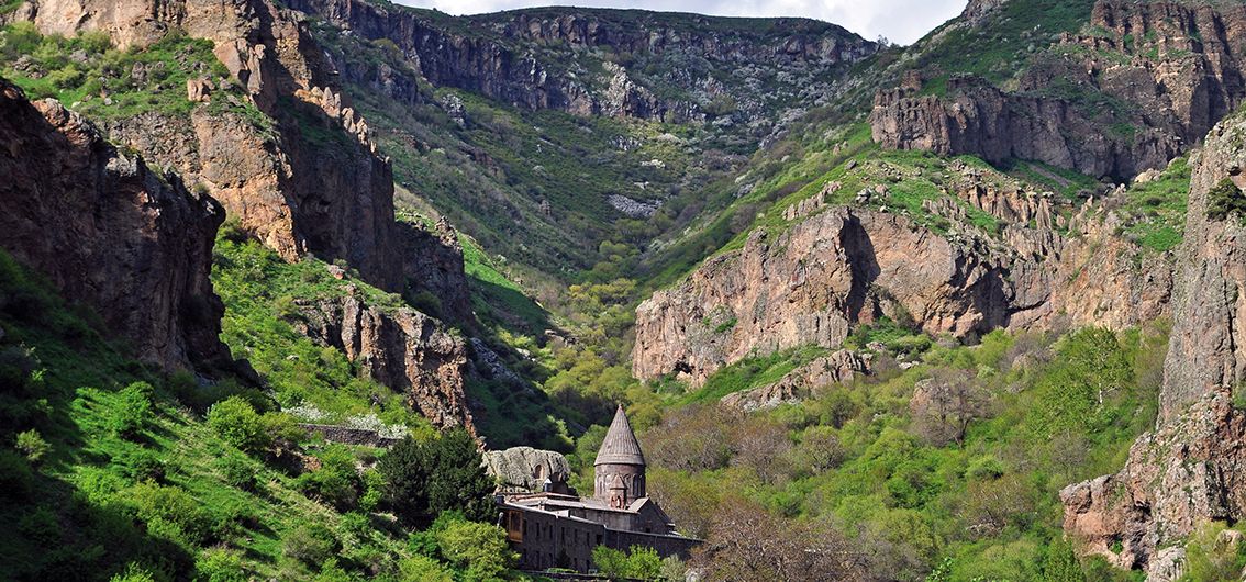 Höhlenkloster in Geghard, Armenien