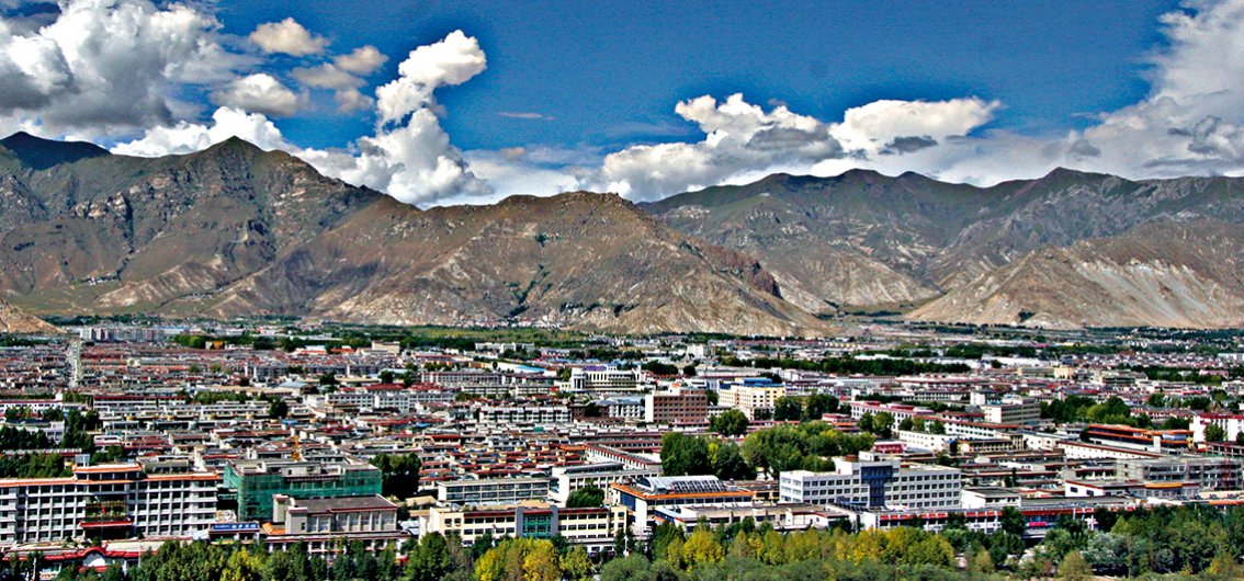 Blick über Lhasa