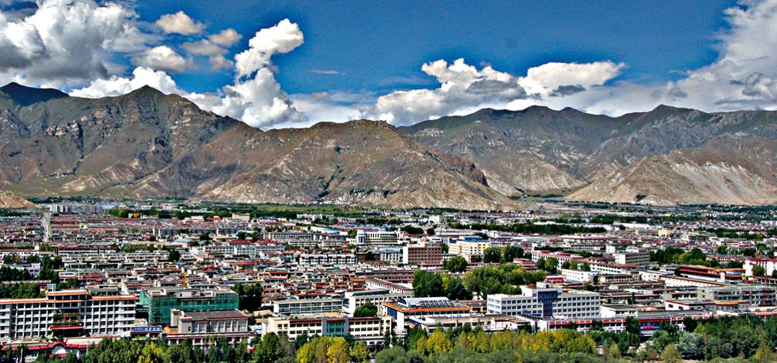 Blick über Lhasa