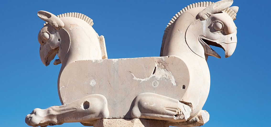Achämenidischer Greif in Persepolis