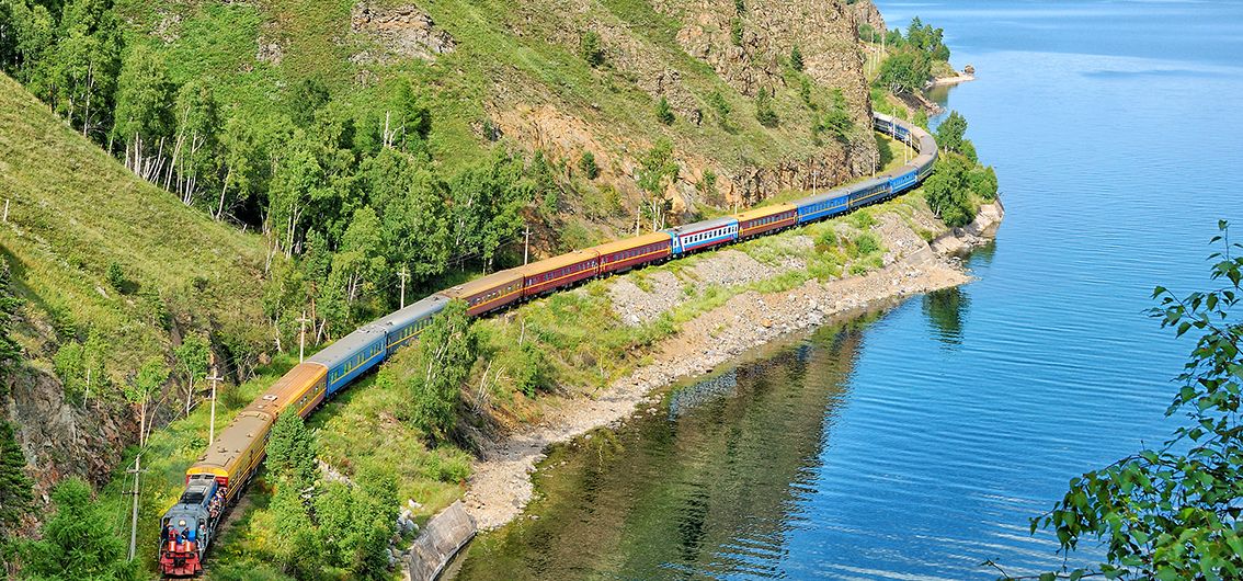 Transsib am Baikalsee