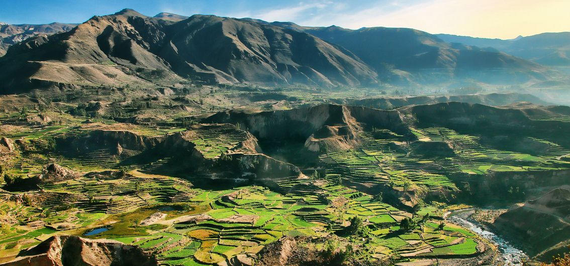 Die gewaltige Colca-Schlucht