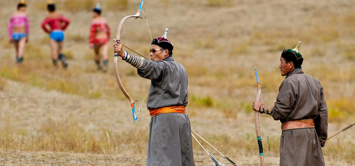 Mongolische Bogenschützen