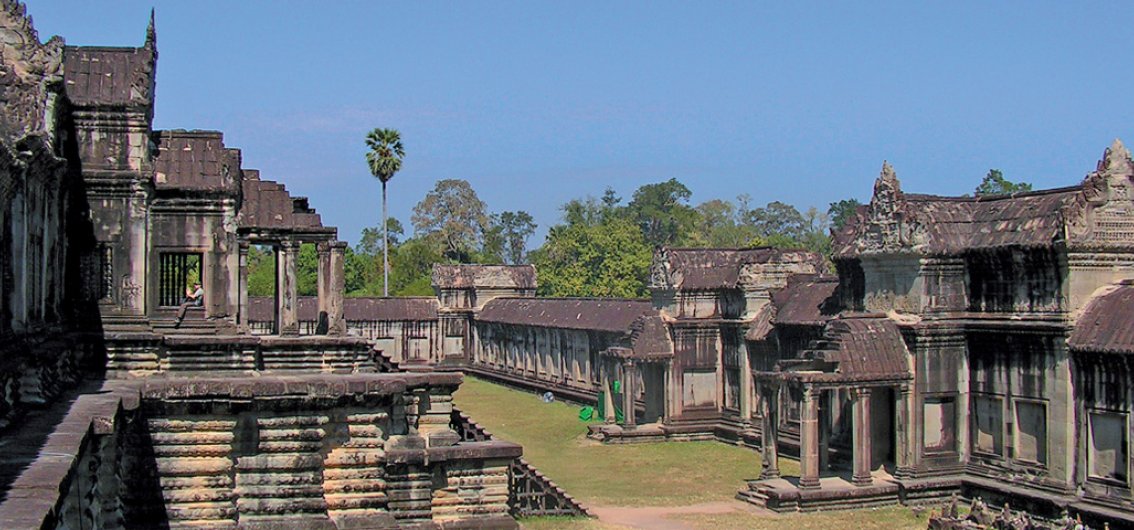 In den Tempelanlagen von Angkor Wat - Kambodscha