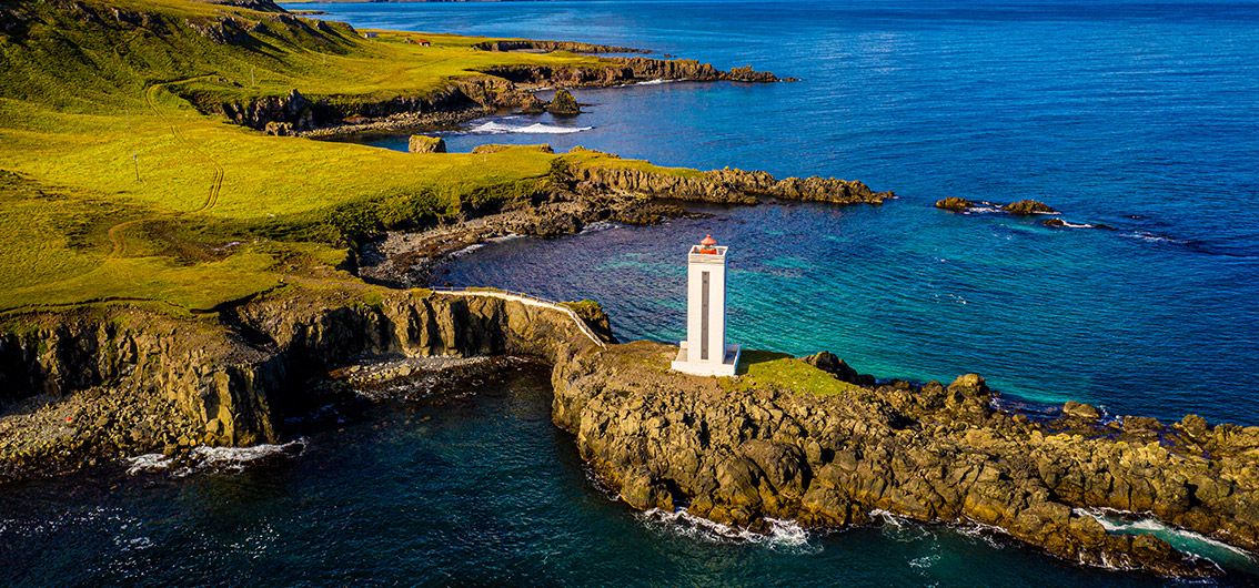 Leuchtturm Digranesviti, Island