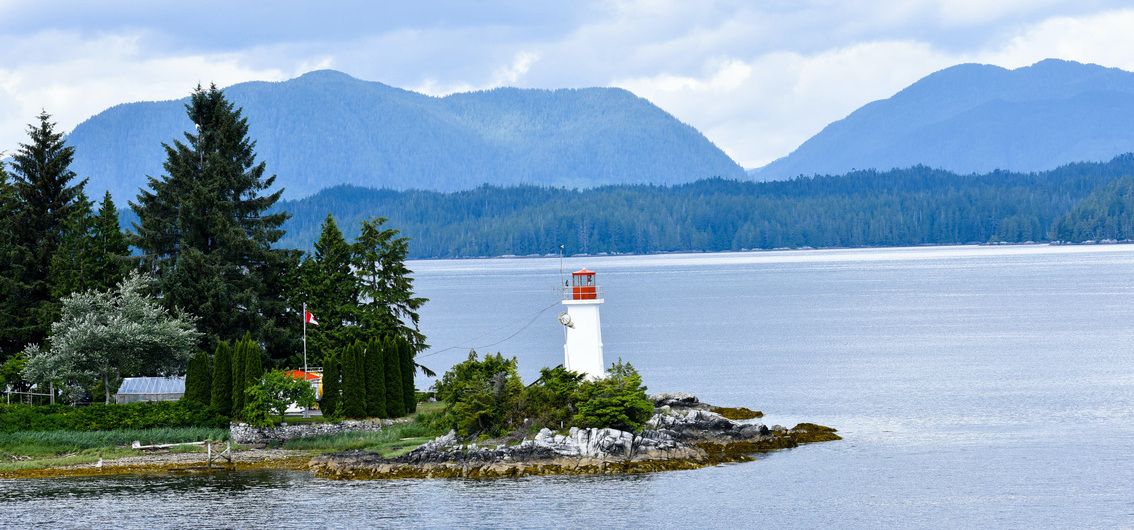 Leuchtturm Inside Passage Alaska