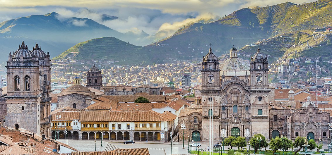 Morgenstimmung in Cusco, Peru.