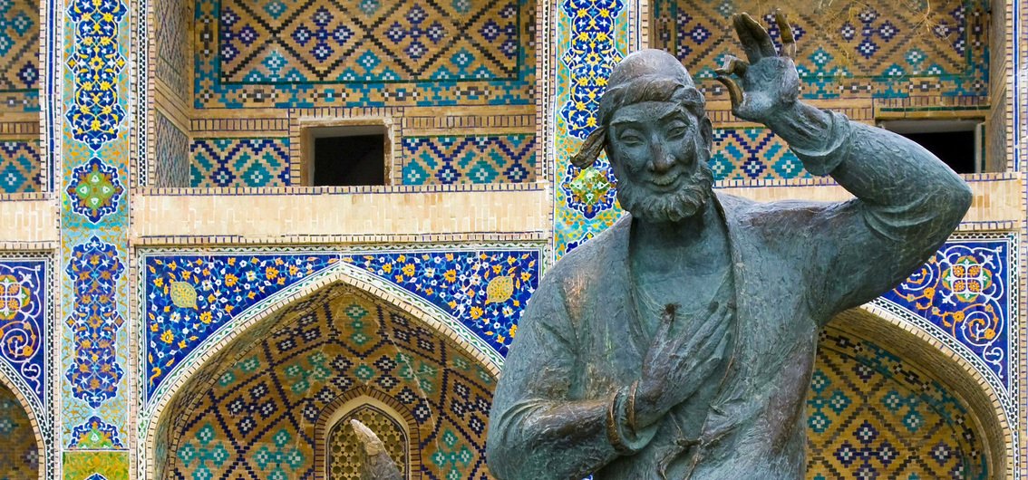 Nasreddin-Skulptur in Buchara