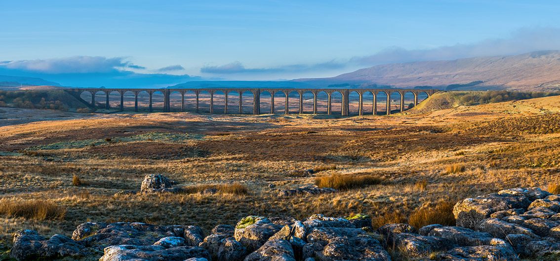 Ribblehead Viadukt im Yorkshire Dales Nationalpark