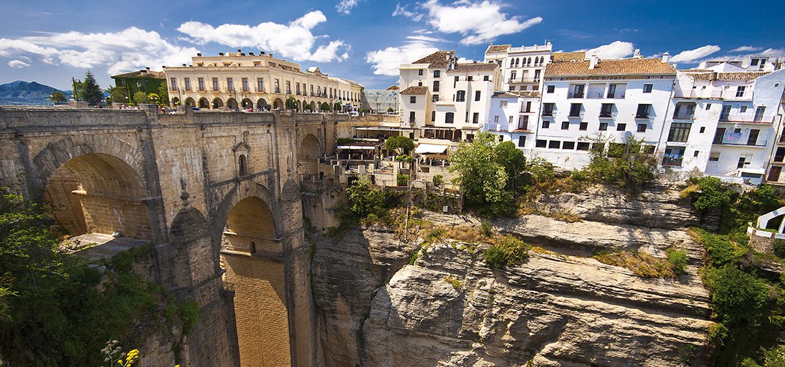 Die Stadt Ronda in Spanien