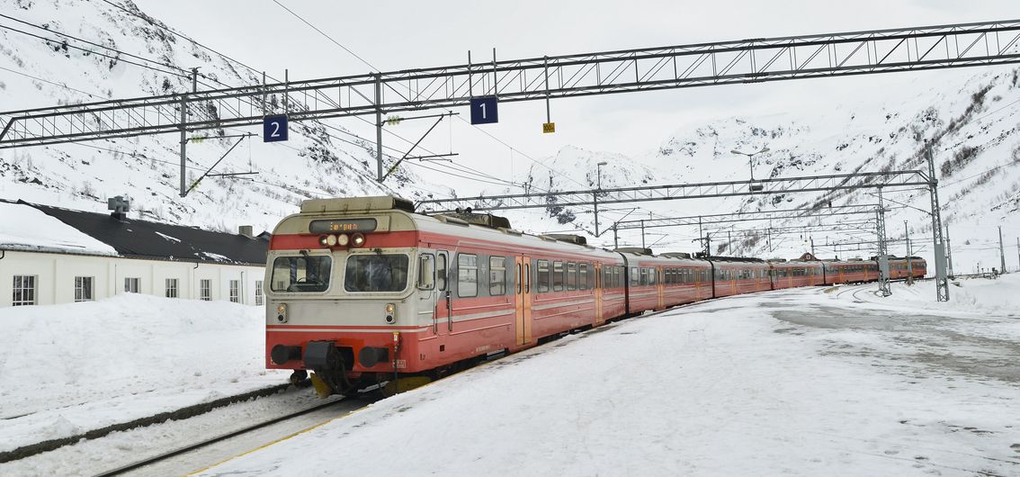 Scenic train - Flam Myrdal from Norway