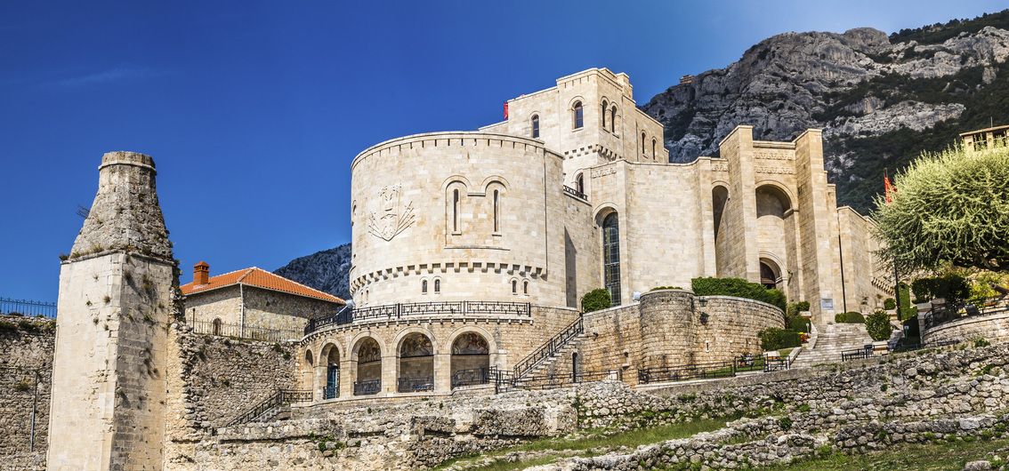 Skanderbeg-Museum in Kruja, Albanien