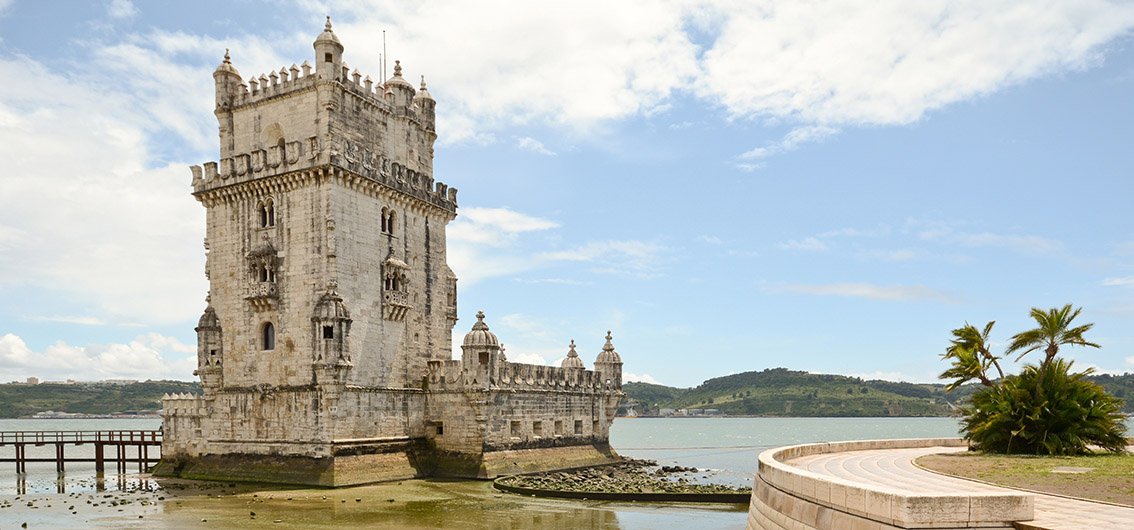 Torre de Belém (UNESCO-Welterbe) in Lissabon, Portugal
