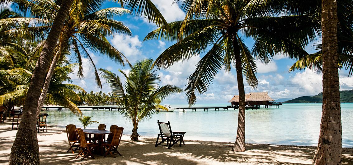 Traumstrand auf Bora Bora