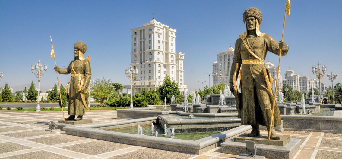 Unabhängigkeitsmonument in Aschgabat