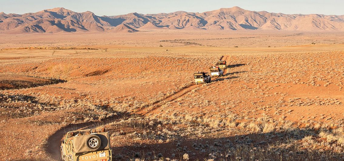 Unterwegs in der Namib-Wüste