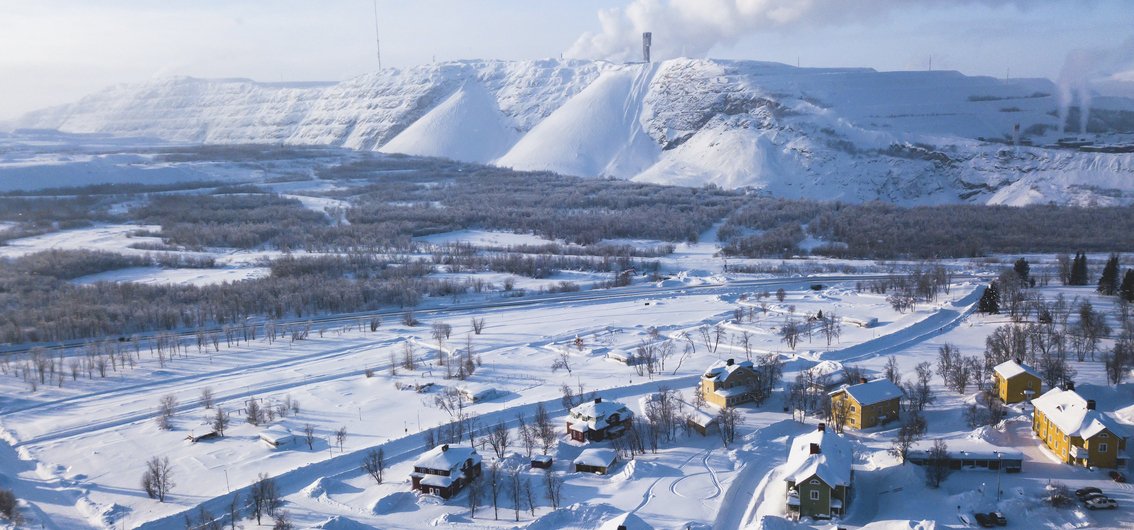 Winterliches Kiruna