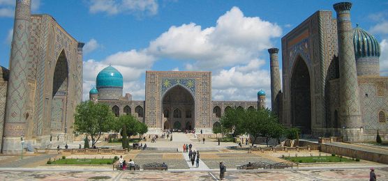 Der Registan-Platz in Samarkand