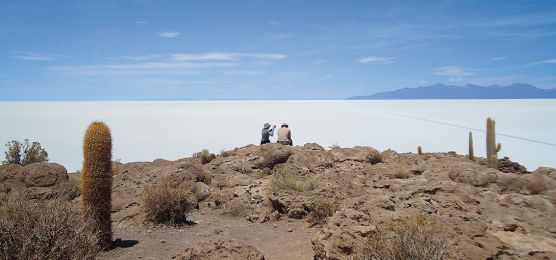 Salar de Uyuni in Bolivien