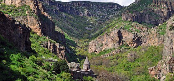 Höhlenkloster in Geghard, Armenien