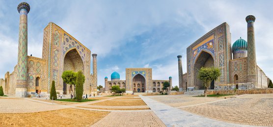 Sagenhafte Seidenstraße: Sonderzugreise Registan von Almaty über Duschanbe nach Taschkent