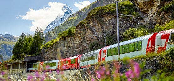 Glacier und Bernina Express