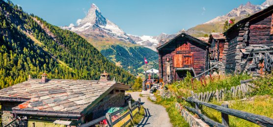 Die Schweizer Bergwelt per Zug und zu Fuß