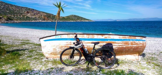 Griechenland per E-Bike & Boot im Saronischen Golf