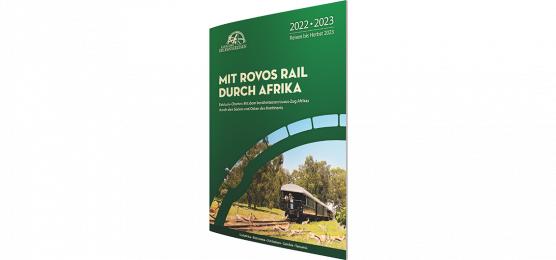 Katalog bestellen: Mit Rovos Rail durch Afrika (2022/2023)