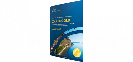 Katalog bestellen: Sonderzugreise Zarengold 2021/2022