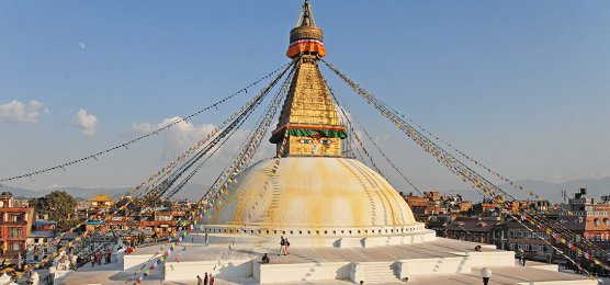 Stupa in Bodnath.
