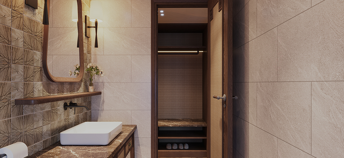 Badezimmer an Bord