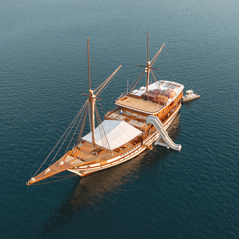 Phinisi-Yacht Prana Das Schiff auf Ihrer Reise Phinisi-Yacht Prana