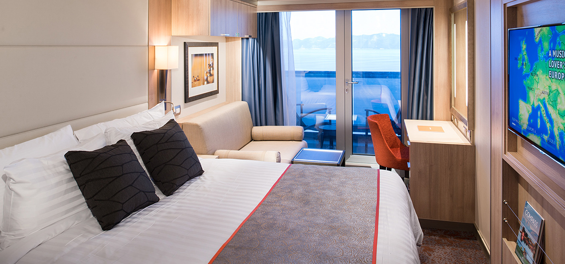 MS Koningsdam Balkonkabine Veranda